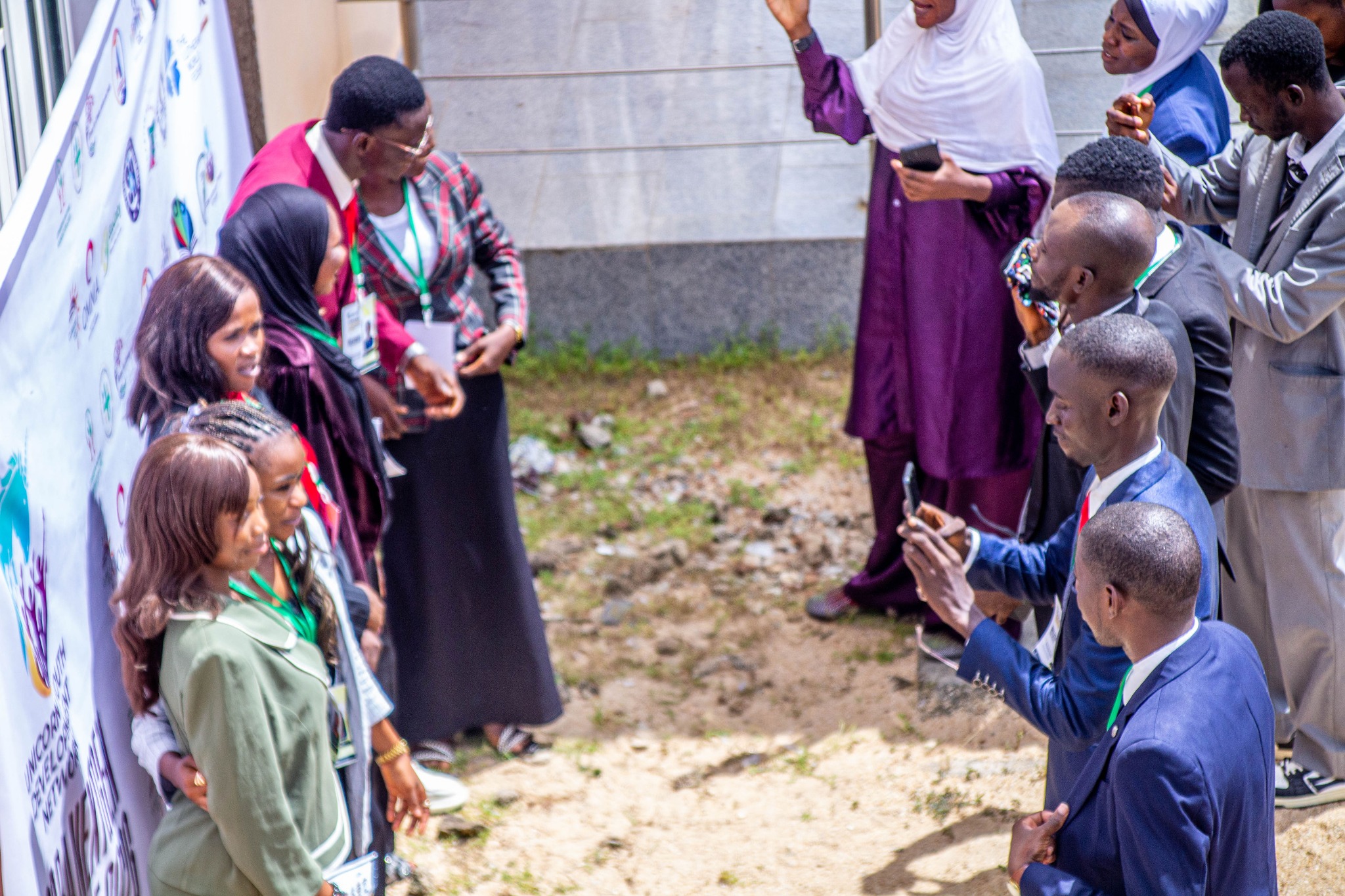 Taraba NEXTGEN delegates in conversation outside the conference venue